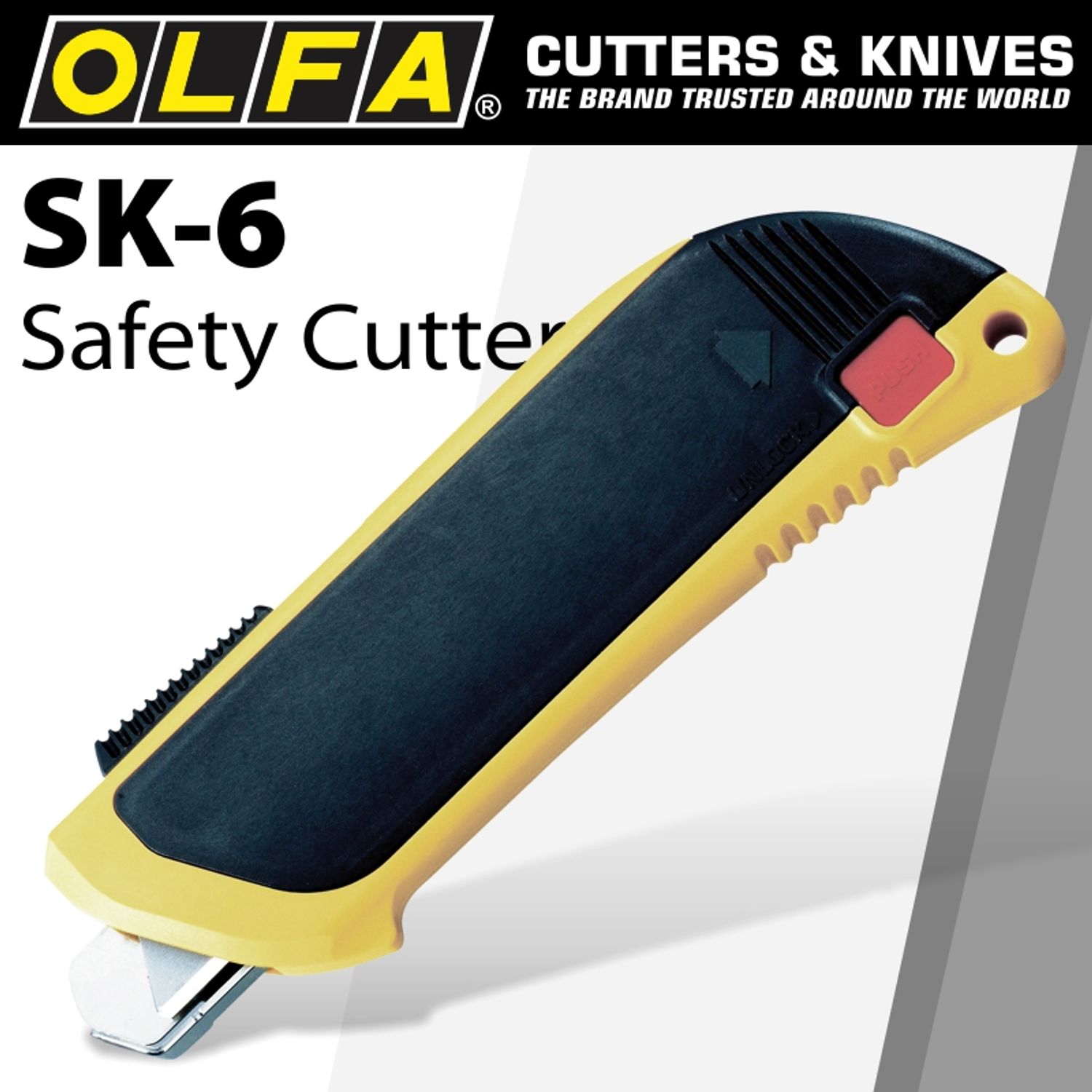 OLFA Safety Knife Auto Retract 17.5mm Auto-gaurd System